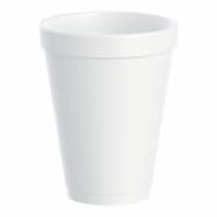 Dart Disposable Insulated Drinking Cup White Styrofoam 12 oz. 25 Ct 12J12 Perspective: Main