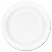 Dart Concorde Foam Plate 9 dia White 125/Pack 4 Packs/Carton 9PWCR