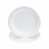 Solo Dart Concorde Foam Plates White 125/Pack (9PWCR) 901264