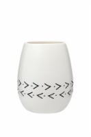 Clay Art Geo Print Stemless Wine Glass