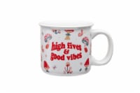 Clay Art High Fives Good Vibes Mug Perspective: Main