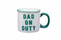 Clay Art Dad on Duty Mug Perspective: Main