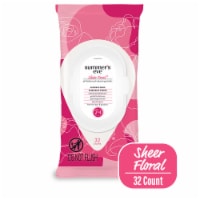 Summer's Eve Sheer Floral Feminine Wipe