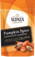 Sconza Chocolates Pumpkin Spice Chocolate Almonds Perspective: Main