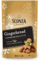 Sconza® Chocolates Gingerbread Toffee Mixed Nuts Perspective: Main