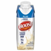 Boost® Plus Very Vanilla Nutritional Drink Perspective: Main