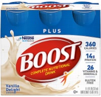 Nestle BOOST® Plus Very Vanilla Nutritional Drink (4 Pack) Perspective: Main