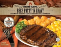 Night Hawk Beef Patty 'N Gravy Frozen Meal Perspective: Main