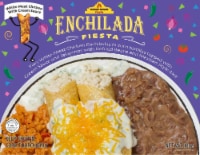 Night Hawk Fiesta® White Meat Chicken Enchiladas with Cream Sauce Frozen Meal Perspective: Main