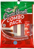 Frigo Cheese Heads Combo Pack String Cheese & Pepperoni Seasoned Meat Sticks
