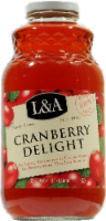 L&A Pure Cranberry Delight Juice
