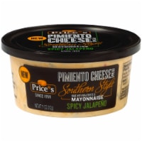 Price's Spicy Jalapeno Pimiento Cheese Spread Perspective: Main