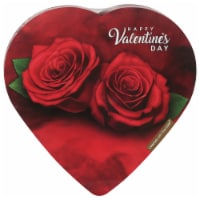 Elmer Assorted Chocolates in Rose Heart Shaped Valentine Candy Gift Box Perspective: Main