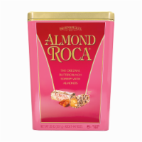 Brown & Haley® Almond Roca® Original Buttercrunch Toffee® Holiday Candy Tin Perspective: Main