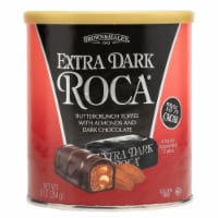 Brown & Haley® Extra Dark Roca® Buttercrunch Toffee Holiday Candy Canister Perspective: Main