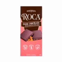 Brown & Haley® Roca® Dark Chocolate with Buttercrunch Toffee Pieces Candy Bar Perspective: Main