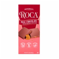 Brown & Haley® Roca® Milk Chocolate with Buttercrunch Toffee Pieces Candy Bar Perspective: Main