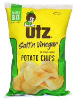 Utz Salt'n Vinegar Potato Chips Perspective: Main