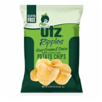 Utz Sour Cream and Onion Potato Chips, 2.875 Ounce -- 14 per case. Perspective: Main