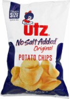 Utz® No Salt Added Original Potato Chips Perspective: Main
