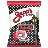 Zapp's New Orleans Kettle-Style Potato Chips Voodoo Heat Flavor (2 oz Bags, 25 Count) Crunchy