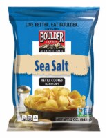 Boulder Canyon 9609843 2 oz Sea Salt Kettle Cooked Potato Chips - Case of 8
