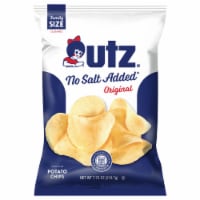 Utz® No Salt Added Potato Chips Family Size Perspective: Main