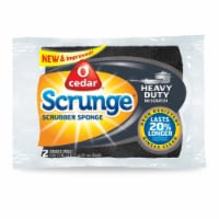 O-Cedar 1699693 7.5 x 5 in. Scrunge Heavy Duty Cellulose No Scratch Sponge