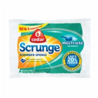 O-Cedar 1699685 7.5 x 5 in. Scrunge Cellulose No Scratch Sponge