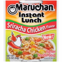 Maruchan Instant Lunch Sriracha Chicken Flavor Ramen Noodle Soup Perspective: Main