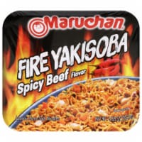 Maruchan Fire Yakisoba Spicy Beef Japanese Home Style Noodles