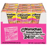 Maruchan Instant Lunch With Shrimp Ramen Noodles with Vegetables 24 Count Perspective: Main