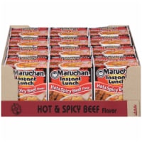 Maruchan Instant Lunch Hot & Spicy Beef Ramen Noodle Soup Perspective: Main