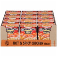 Maruchan® Instant Lunch™ Hot & Spicy Chicken Flavor Ramen Noodle Soup Cups Case Perspective: Main