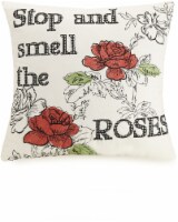 Mary Jane Home Smell the Roses Decorative Pillow - Pink