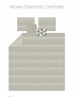 Ayesha Curry Woven Diamonds Comforter Set