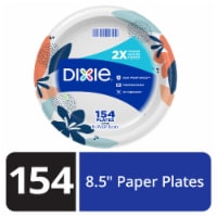 Dixie 8.5-Inch Everyday Disposable Printed Paper Plates