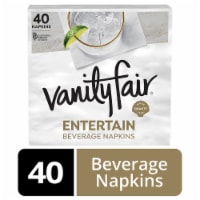 Vanity Fair® Entertain White Disposable Paper Beverage Napkins