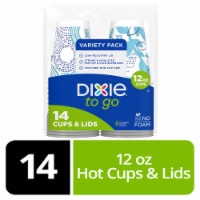 Dixie® To Go Printed Insulated Paper Cups and Lids Perspective: Main