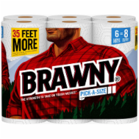 Brawny Pick-A-Size Large Roll Paper Towels Perspective: Main
