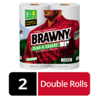 Brawny® Tear-A-Square® Paper Towels 3 Sheet Size Strong Paper Towel