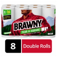 Brawny® Tear-A-Square® Paper Towels 3 Sheet Size Strong Paper Towel