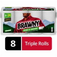 Brawny® Tear-A-Square® Paper Towels 3 Sheet Size Strong Paper Towel