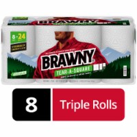 Brawny® Tear-A-Square® Paper Towels 3 Sheet Size Strong Paper Towel