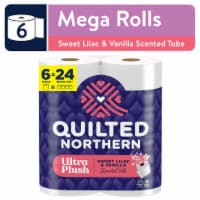 Quilted Northern® Ultra Plush Toilet Paper Sweet Lilac & Vanilla Scented Mega Roll Perspective: Main