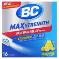 BC™ Max Strength Lemonade Fast Pain Relief Powder Packs Perspective: Main