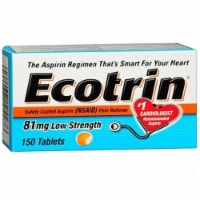Ecotrin® Low-Strength Coated Tablets