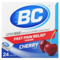 BC Aspirin Caffiene Pain Reliever Aid Cherry Powder