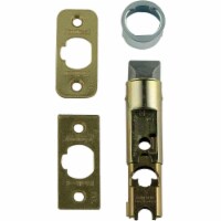 Kwikset® Steel Entry Door Latch - Bright Brass Perspective: Main