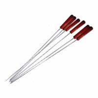 21 Century B66A3 22 in. Wood Handle Skewer